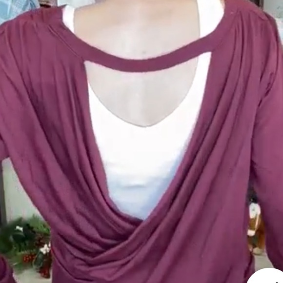 Mono B open cross back shirt - Picture 2 of 3